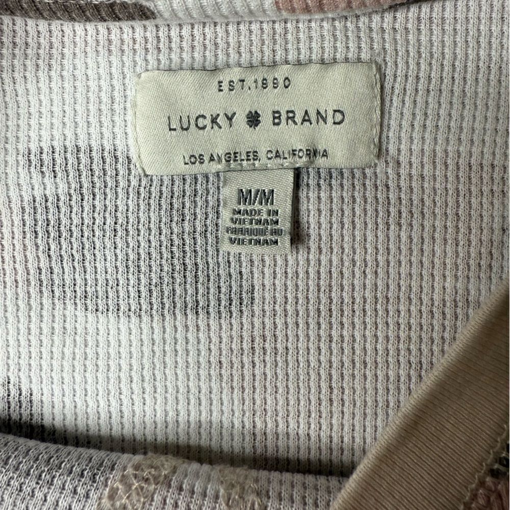 Lucky Brand Waffle Knit Thermal Top - Picture 4 of 6